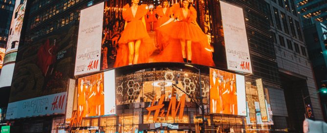 Projection for luxury brand